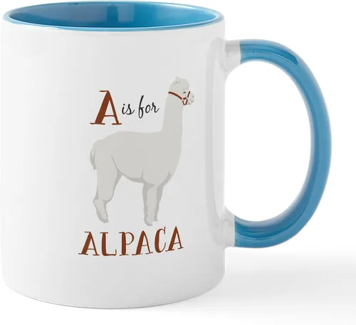 Vista 22 de CafePress 100% Alpaca Mugs Taza de café de cerámica de 11 oz (11.0 fl oz)