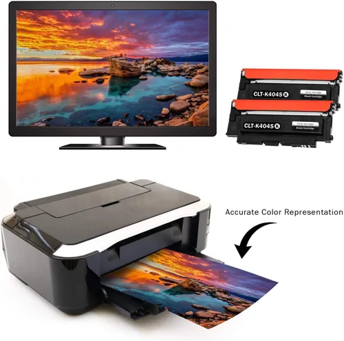 Vista 4 de Limeink Cartuchos de tóner compatibles de repuesto para Samsung K404S 404 404s Negro Toner para Samsung CLT K404S C430W Xpress c480fw Cartuchos