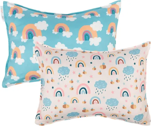 Vista 65 de ALVA BABY - Funda de almohada para niños pequeños de 13 x 18 pulgadas o 12 Bean Velvet-beige