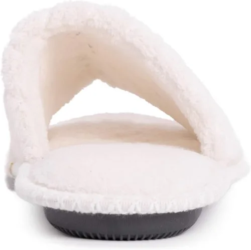 Vista 3 de MUK LUKS Pantuflas Sally Micro Chenille para mujer