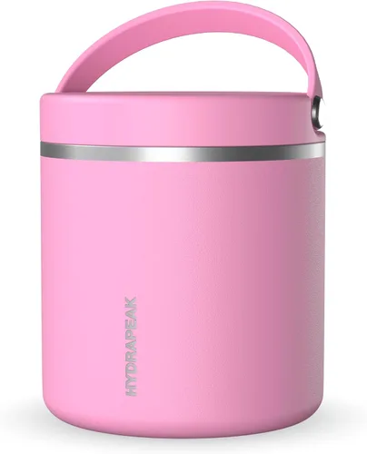Vista 16 de Hydrapeak Tarro de alimentos aislado al vacío de acero inoxidable de 18 onzas para alimentos calientes y alimentos fríos, tarro de sopa a prueba