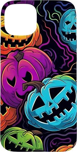 Vista 9 de Funda para iPhone 11 Pro Max Halloween Scary Pumpkin Graffiti