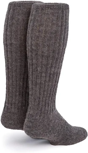 Vista 3 de Warrior Alpaca Socks - Second to None Thick Alpaca Terry Calcetines para botas - Unisex, GRIS (MEDIUM GRAY)