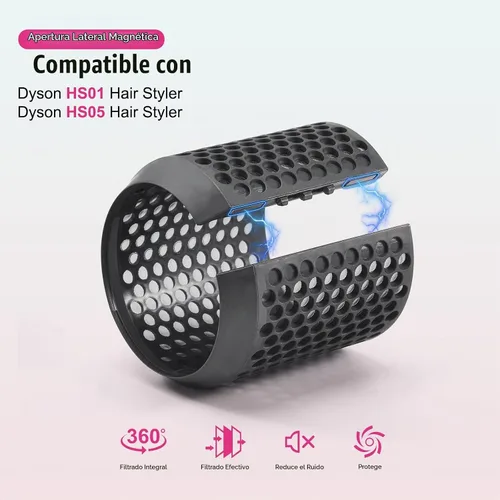 Vista 3 de Filtro exterior compatible con modelos Dyson Airwrap HS01 HS05