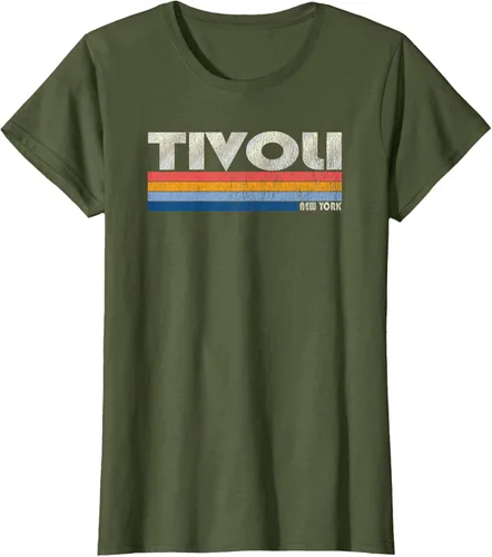 Vista 66 de Camiseta vintage de los años 80 estilo Tivoli NY
