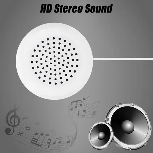 Vista 4 de GOWENIC Mini altavoz estéreo portátil, nuevo altavoz de almohada suave DIY con HD y sonido suave único, 0.138 in para MP3 MP4 teléfono reproductor