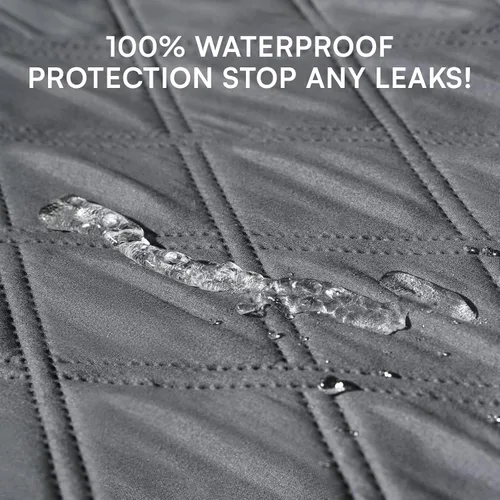 Vista 2 de Luciphia Funda de sofá 100% impermeable para perros, antideslizante, protector de sofá para mascotas, tapete para sofá, cachorro y gatos, con parte
