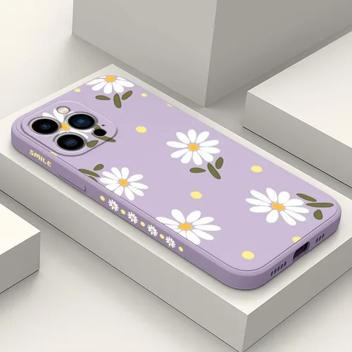 Vista 14 de LEECG Funda para iPhone 13 con diseño de mariposas y flores, diseño de astronauta, funda de teléfono con forro de microfibra suave, funda delgada