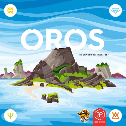 Vista 2 de Lucky Duck Games OROS Juego de mesa – Juego de estrategia de colisión de azulejos con erupciones de volcanes y reunión de sabiduría, divertido juego