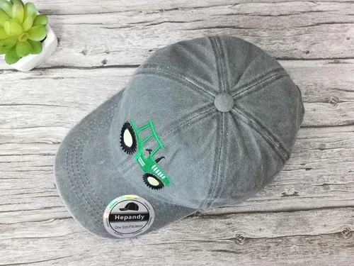 Vista 6 de Gorras de béisbol bordadas para niños y niñas