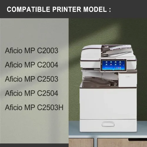 Vista 2 de Cartucho de tóner compatible 841921 de repuesto para Ricoh Aficio MP C2003 C2004 C2503 C2504 C2503H Printe MP C2503H Cartucho de tóner