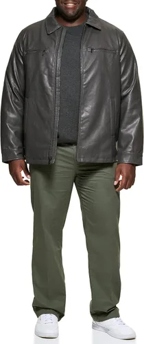 Vista 3 de Dockers Men's James Faux Leather Jacket
