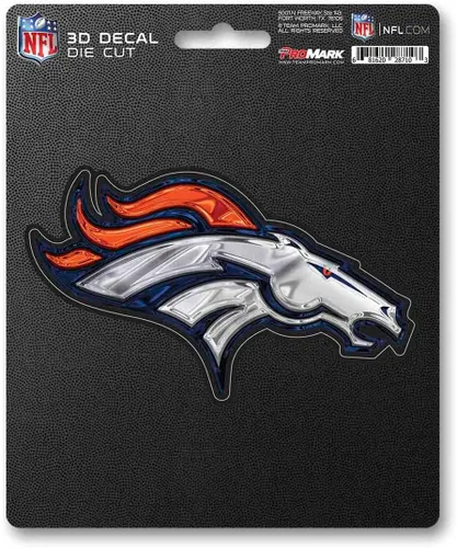 Vista 20 de FANMATS Calcomanía 3D de NFL Auto NFL