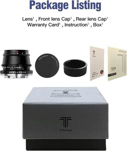 Vista 6 de TTArtisan 35mm F1.4 Lente de Enfoque Manual APS-C para Olympus Macro 4/3 MTF Montura G85 GX9 G7 GF9 GF8 GF7 Pen-F EPL9 EPL8 EPL7 E-M1 E-M5 E-M10