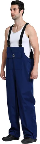 Vista 9 de Rizzon Traje de lluvia de pesca para hombre, impermeable, para vela, pantalones con capucha