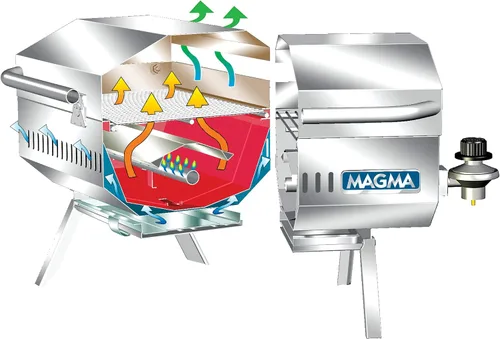 Vista 2 de Magma Products, A10-803 Connoisseur Series ChefsMate parrilla portátil a gas