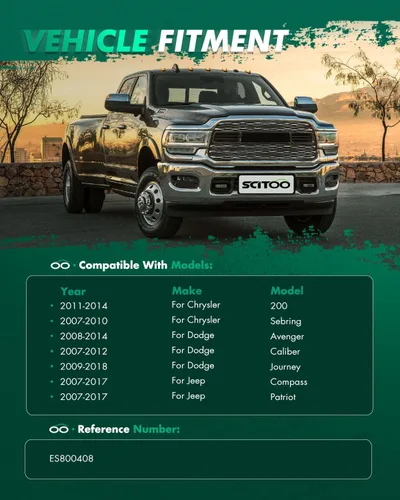 Vista 2 de Stioo ES800408 - Juego de 2 barras de corbata exterior para Chrysler 200 2007 – 2014, 2007 – 2010, Sebring 2008 – 2014, Dodge Avenger 2007 – 2012