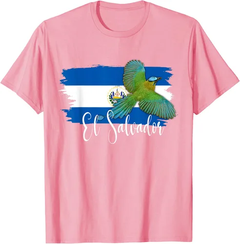 Vista 80 de Camiseta con la bandera de El Salvador, mapa de El Salvador, camiseta de Salvador para mujer, Negro