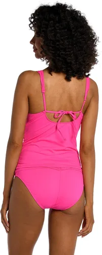 Vista 2 de La Blanca Traje de baño tankini sobre el hombro para mujer