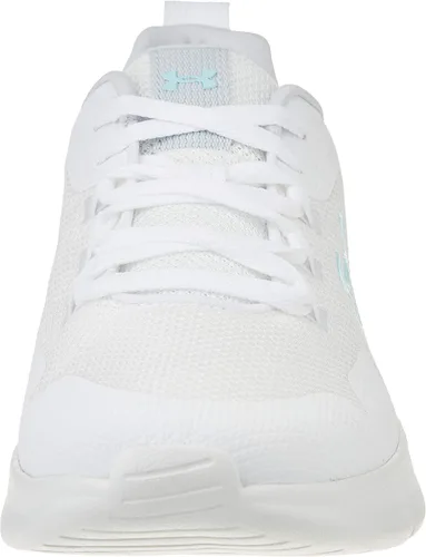 Vista 2 de Under Armour Tenis esenciales para mujer, Onyx White Onyx White Metallic Gold Luster 102