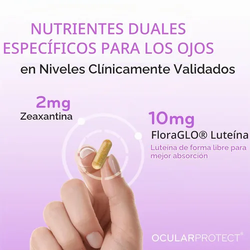 Vista 3 de Multivitamínico OcularProtect con nutrientes oculares de salud basada
