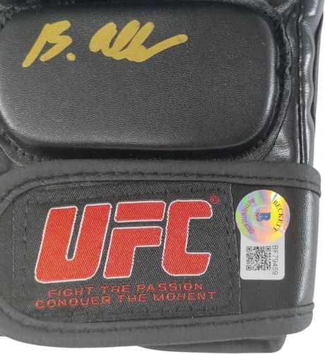 Vista 3 de Brendan Allen - Guante de UFC firmado por Beckett, auténticos autógrafos de MMA, guantes de campeonato de lucha definitiva, regalos para hombres
