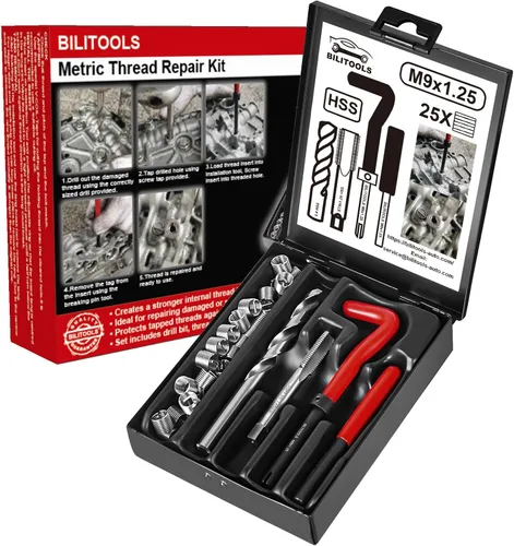 Vista 11 de BILITOOLS - Kit de reparación de roscas helicoidales métricas