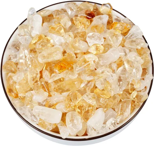 Vista 9 de Nupuyai Chips de peridoto irregular de 1 libra para decoración del hogar y fabricación de joyas