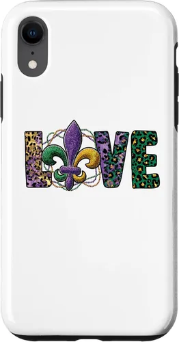 Vista 8 de iPhone 15 Mardi Gras Love 2023 for Women Queen Carnival Costume Case