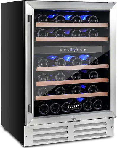 Vista 10 de BODEGA Refrigerador de vino y bebidas de 24 pulgadas, capacidad para 57