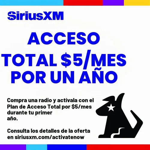 Vista 7 de Sintonizador de radio por satélite para vehículo, de SiriusXM, talla única , Negro