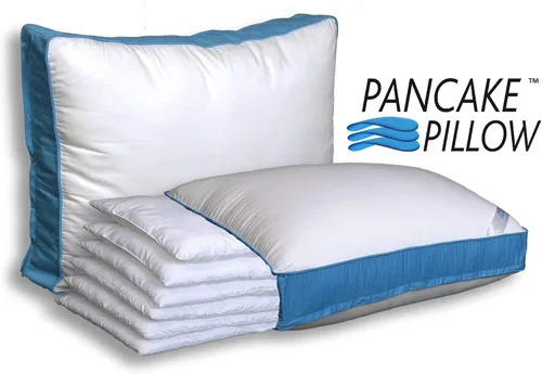 Vista 2 de Pancake Pillow La almohada de capa ajustable. Se adapta a la altura perfecta de tu almohada. Almohada de lujo tamaño Queen