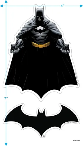 Vista 3 de Popfunk Sudadera clásica con capucha y calcomanías con logotipo de Batman Bat Hush