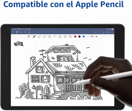 Vista 6 de Mothca Protector de pantalla de vidrio templado mate para iPad Air 3 (2019) de 10.5 pulgadas y iPad Pro 10.5" (2017) [NO Privacidad], antirreflejos