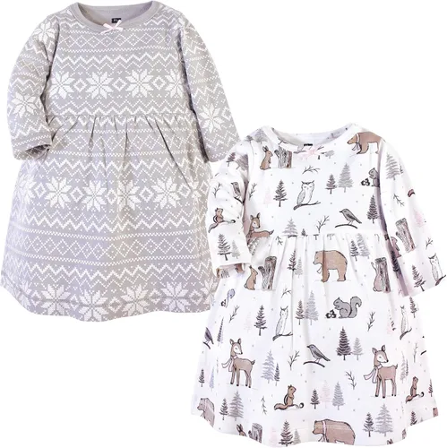 Vista 37 de Hudson Baby Vestidos de algodón para niña Bosque encantado