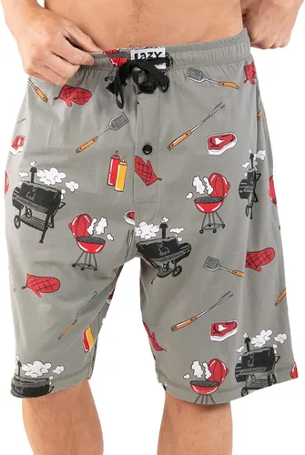 Vista 25 de Lazy One - Pantalones cortos de pijama para hombre, ropa de dormir