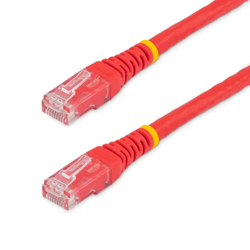 Vista 43 de StarTech. com Cable Ethernet CAT6 de 1 pie – Cable Ethernet CAT 6 Gigabit negro -650MHz 100W PoE++ RJ45 UTP moldeado Categoría 6 Network/Patch Cord