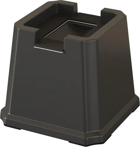 Vista 9 de Paquete de 9 elevadores de cama de 3 pulgadas resistentes para muebles que se adaptan a ruedas de cama, sofá, mesa y sofá, color negro For Wheels
