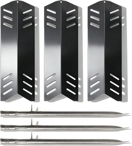 Vista 16 de SafBbcue Placas térmicas para parrilla AGBQ-27G, placas de calor domador de llama para parrilla Solaire de 27 pulgadas, paquete de 2 piezas