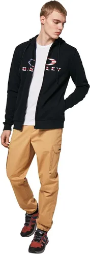 Vista 7 de Oakley Sudadera con capucha para hombre 2.0 Bark con cremallera completa 2 0