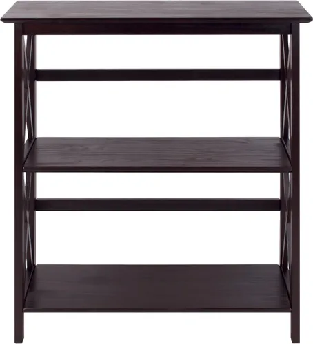 Vista 4 de Estantería con forma de escalera Casual Home Espresso