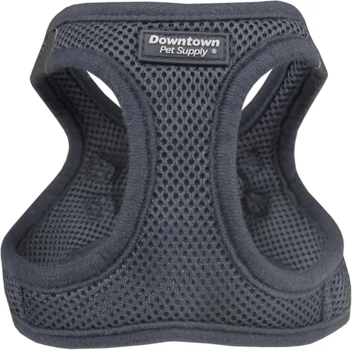 Vista 61 de Downtown Pet Supply Arnés para perro Step-in – Sin tirones, malla acolchada ajustable con ribete reflectante, correa de hebilla segura – Arnés