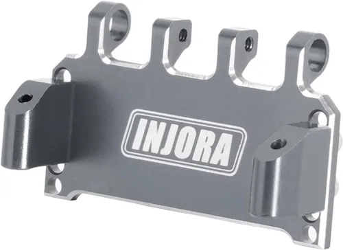 Vista 6 de INJORA Servo ajustable de aluminio CNC para Axial SCX24 1/24 RC Crawler Upgrade(gris)