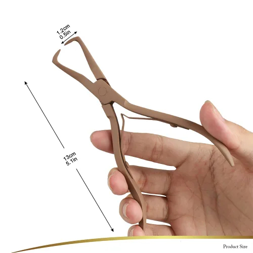 Vista 6 de Kit de herramientas de extensión de cabello, alicates de acero inoxidable, micro cuentas, gancho removedor de bucle, clips de seccionamiento