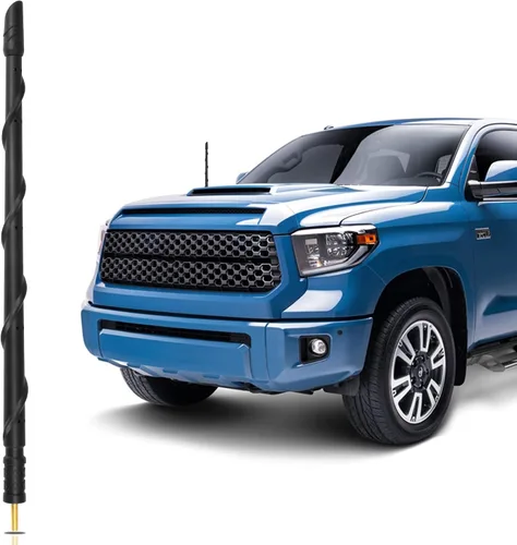 Vista 8 de VOFONO Antena de 13 pulgadas para Toyota Tundra Tacoma FJ Cruiser 1995-2021, nueva antena de goma flexible en espiral de repuesto Tundra 2014-2021