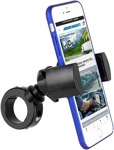 Vista 3 de ARKON Mounts RoadVise - Soporte de teléfono para motocicleta para iPhone X 8 7 6S Plus iPhone 8 7 6S Galaxy S8 S7 Note 8 (RVMC2B)