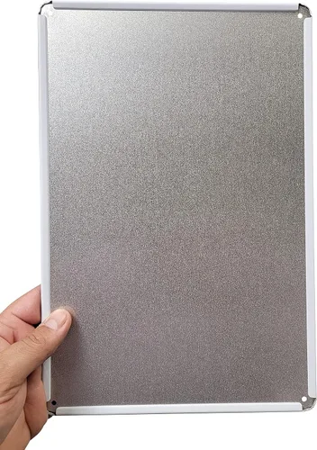 Vista 4 de Cartel de recetas populares de 8 x 12 pulgadas para cócteles y barra de bebidas, menú de recetas para camareros en metal de hojalata para decoración