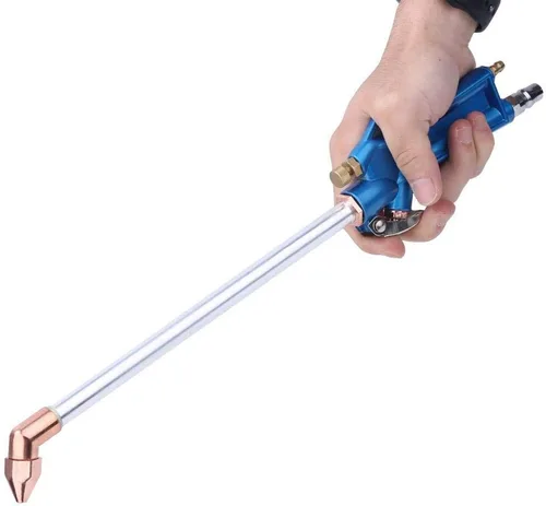 Vista 7 de Pistola de soplado neumática de alcance extendido de 15.75 pulgadas con entrada NPT de 1/4 pulgadas, plumero de aire resistente para limpieza