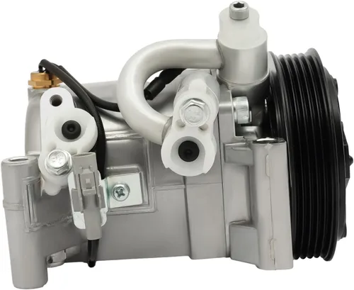 Vista 5 de Compresor de A/C, compresor de aire A/C embrague de CA conjunto de 5 ranuras para 2007 2008 2009 Suzuki SX4 2.0L