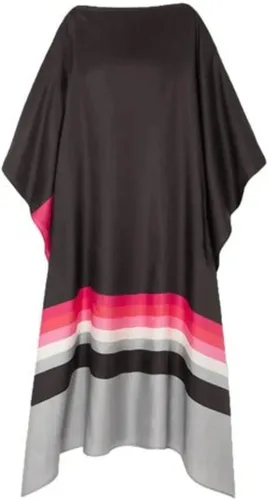 Vista 3 de Diseñador nuevo hasta la pantorrilla para mujer, ropa casual, túnica de seda de satén suave, caftán, vestido de fiesta de boda, regalo de lujo